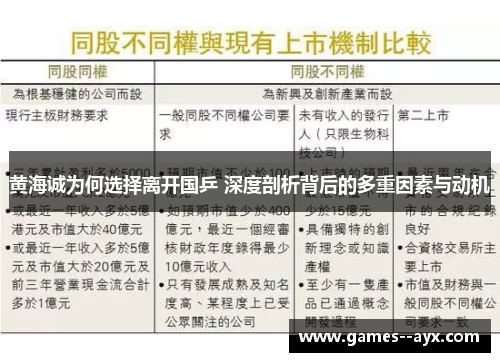 黄海诚为何选择离开国乒 深度剖析背后的多重因素与动机